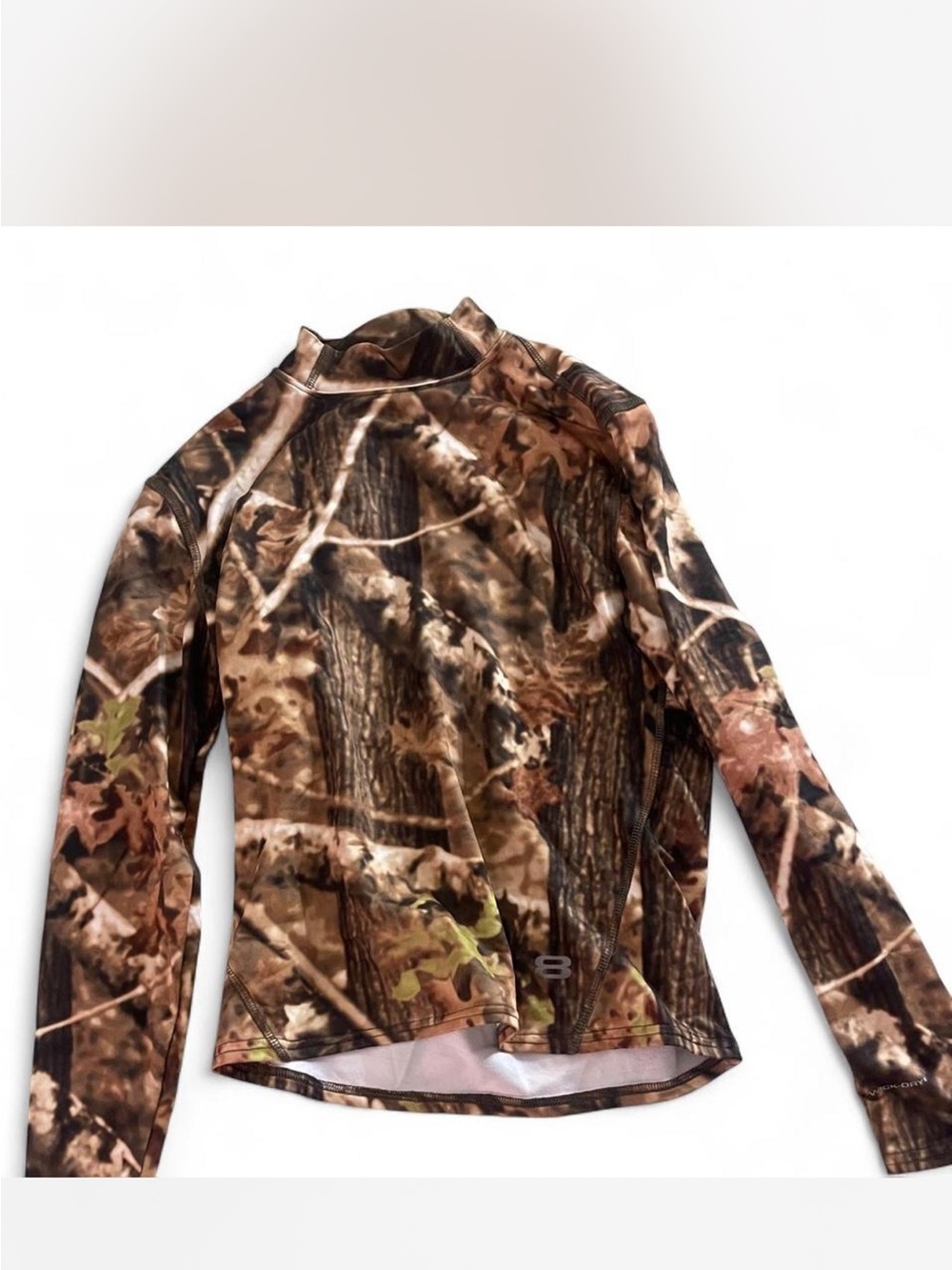 Women’s Camo Long-Sleeve Performance Top - Brown